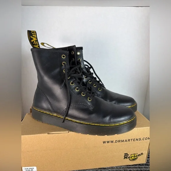 Dr. Martens AirWair Zavala Black 26132001 UK 7 EU 41 Mens 8 Womens 9 - Picture 1 of 7